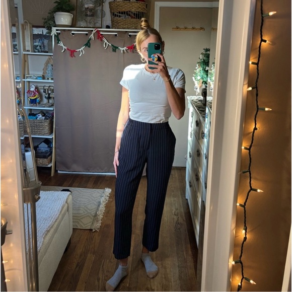 Target a new say stretch pin striped high waisted trousers - Picture 7 of 15